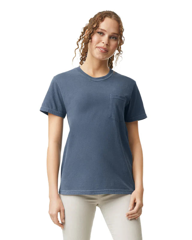 Comfort Colors 6030 ADULT HEAVYWEIGHT POCKET TEE (Denim)