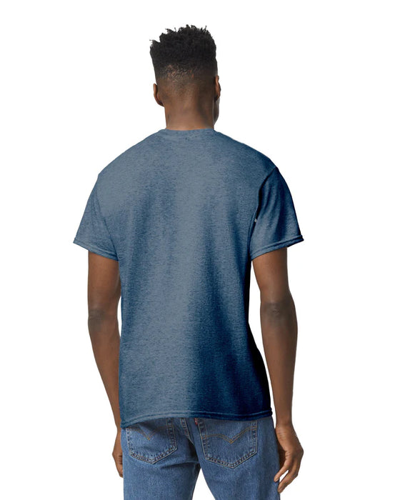 Gildan 8000 DryBlend® Adult T-Shirt (Heather Navy)