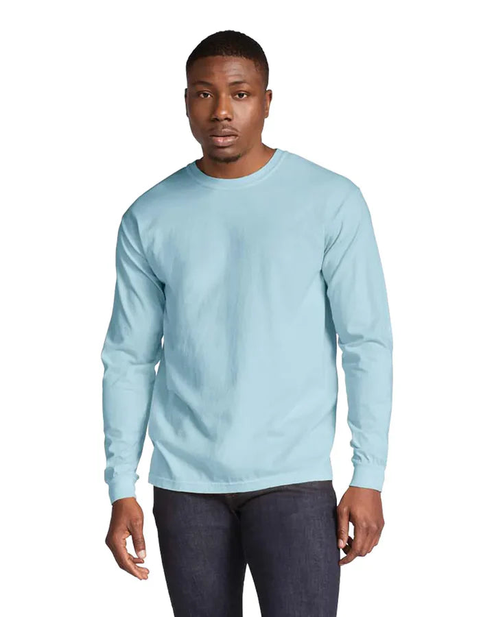 Comfort Colors 6014 ADULT HEAVYWEIGHT LONG SLEEVE TEE (Chambray)