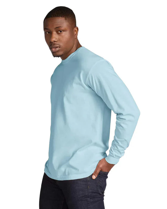 Comfort Colors 6014 ADULT HEAVYWEIGHT LONG SLEEVE TEE (Chambray)