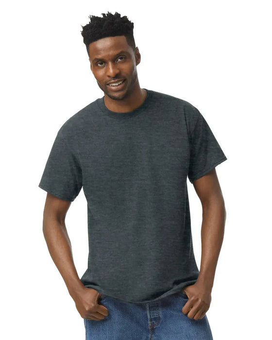 Gildan 5000 Heavy Cotton™ Adult T-shirt (Dark Heather)