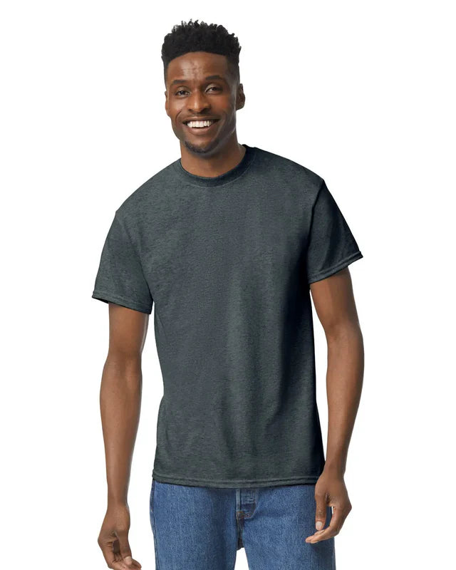 Gildan 8000 DryBlend® Adult T-Shirt (Dark Heather)