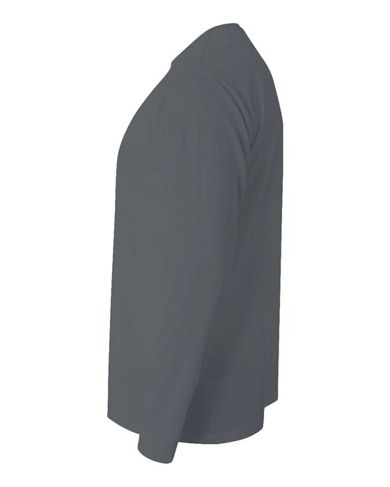 A4 N3165 Adult Cooling Performance Crew Long Sleeve (Graphite)