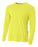 A4 N3165 Adult Cooling Performance Crew Long Sleeve (Safety Yellow)