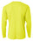 A4 N3165 Adult Cooling Performance Crew Long Sleeve (Safety Yellow)